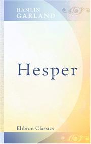 Hesper by Hamlin Garland