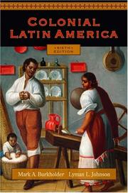 Cover of: Colonial Latin America | Mark A. Burkholder