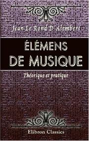 Élémens de musique by Jean Le Rond d'Alembert