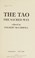 Cover of: The tao