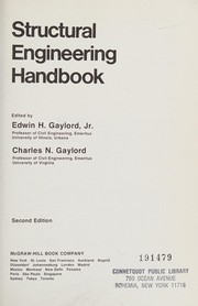 Cover of: Structural engineering handbook by edited byEdwin H. Gaylord, Jr, Charles N. Gaylord.