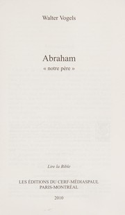 Abraham by Walter Vogels