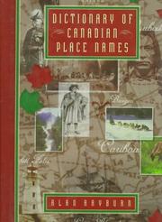 Cover of: Dictionary of Canadian place names