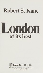 Cover of: London at its best.