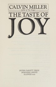 Cover of: The taste of joy