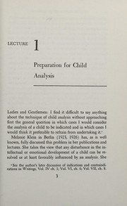Cover of: Introduction to psychoanalysis: lectures for child analysts and teachers, 1922-1935