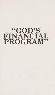 Cover of: God's financial program