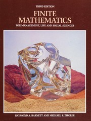 Cover of: Finite mathematics for management, life, and social sciences