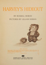 Cover of: Harvey's hideout by Russell Hoban