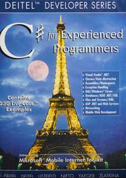 Cover of: C# for experienced programmers
