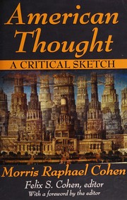Cover of: American thought: a critical sketch