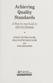 Cover of: Achieving Quality Standards (Wyvern Edn Only) by Leslie Munro-Faure