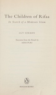 Cover of: The Children of Rifaa by Guy Sorman