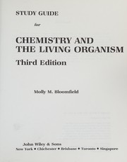 Cover of: Study guide for Chemistry and the living organism