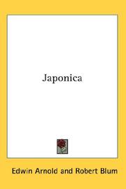 Cover of: Japonica by Edwin Arnold