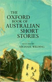 The Oxford book of Australian short stories by Wilding, Michael