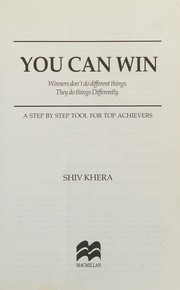 Cover of: You can win by Shiv Khera