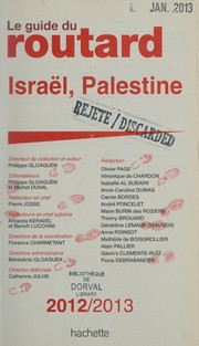 Cover of: Israël, Palestine by Philippe Gloaguen