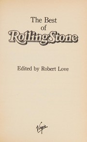 Cover of: The Best of Rolling Stone