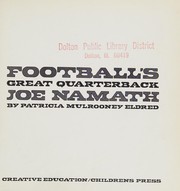 Cover of: Football's great quarterback, Joe Namath