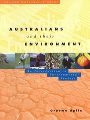 Cover of: Australians and their environment: an introduction to environmental studies