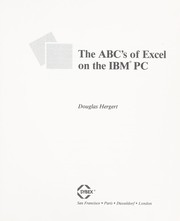 Cover of: The ABC's of Excel on the IBM PC by Douglas Hergert
