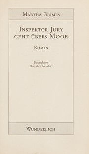 Cover of: Inspektor Jury geht übers Moor by Martha Grimes