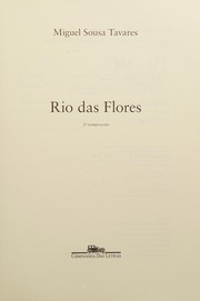 Cover of: Rio das flores