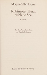 Cover of: Rubinrotes Herz, eisblaue See: Roman