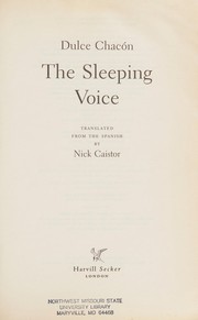 Cover of: The sleeping voice