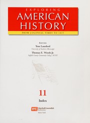 Cover of: Exploring American history: from colonial times to 1877