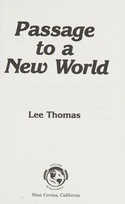 Cover of: Passage to a new world