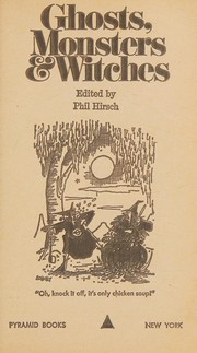 Cover of: Ghosts, Monsters & Witches