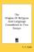 Cover of: The Origins Of Religion And Language Considered In Five Essays