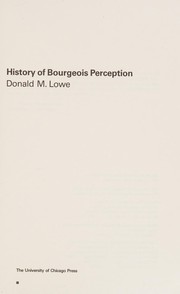 Cover of: Perception