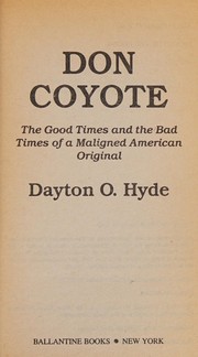 Cover of: Don Coyote by Dayton O. Hyde