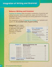 Cover of: Grammar for writing