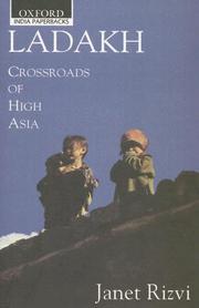 Cover of: Ladakh: Crossroads of High Asia