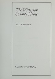Cover of: The Victorian country house