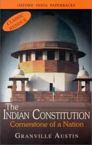 The Indian constitution by Granville Austin