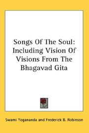 Cover of: Songs of the Soul by Yogananda Paramahansa