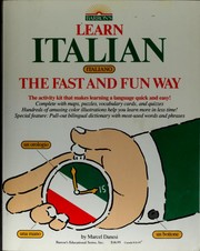 Cover of: Learn Italian (Italiano) the fast and fun way by 