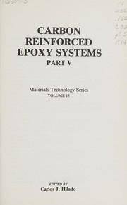 Cover of: Carbon Reinforced Epoxy Systems (Part 5)