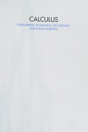 Cover of: Calculus for business, economics, life sciences and social sciences.