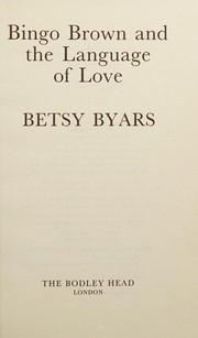 Cover of: Bingo Brown and the language of love. by Betsy Cromer Byars