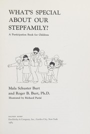 Cover of: What's special about our stepfamily?: a participation book for children