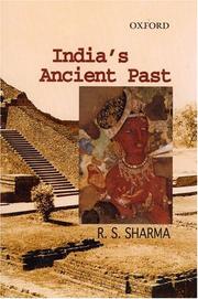 Cover of: India's Ancient Past by R. S. Sharma, Ram Sharan Sharma