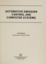 Cover of: Automotive emission control and computer systems