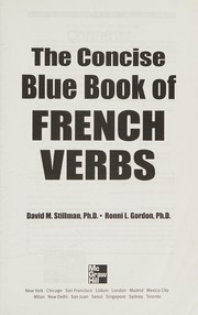 Cover of: The concise blue book of French verbs