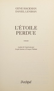 Cover of: L'étoile perdue
